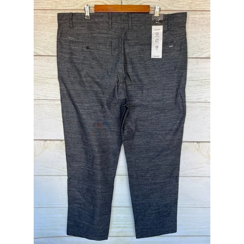Hurley H2O-Dri Pants Mens Size 40X32 Dri Worker Breathe Stretch Slim Fit New